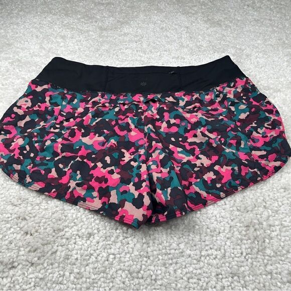 Athleta Running Free Pink Camo Print Short - Picture 3 of 6